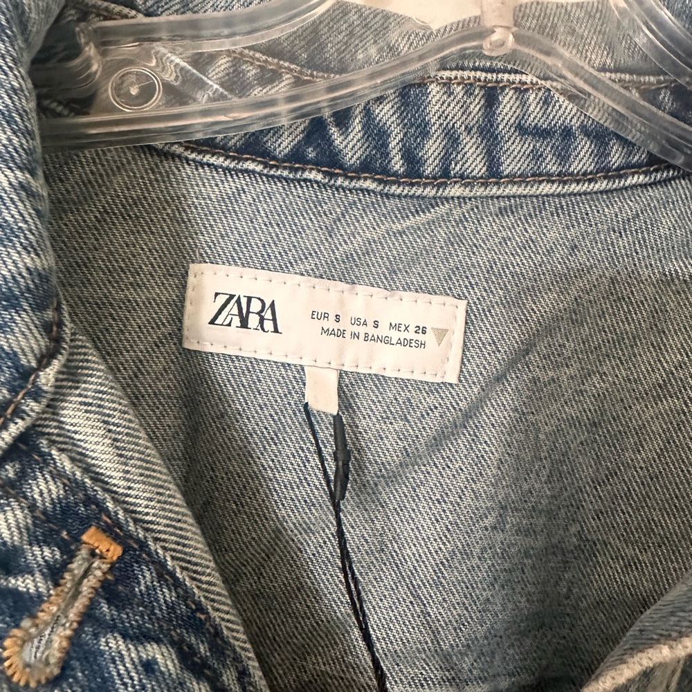 Zara Blue Denim jumpsuit - Picture 3 of 9